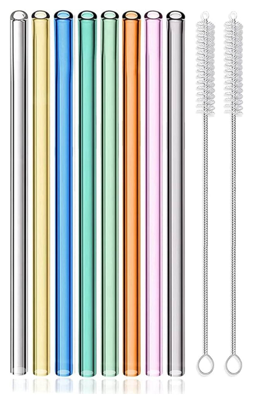 16 oz Glass Straws